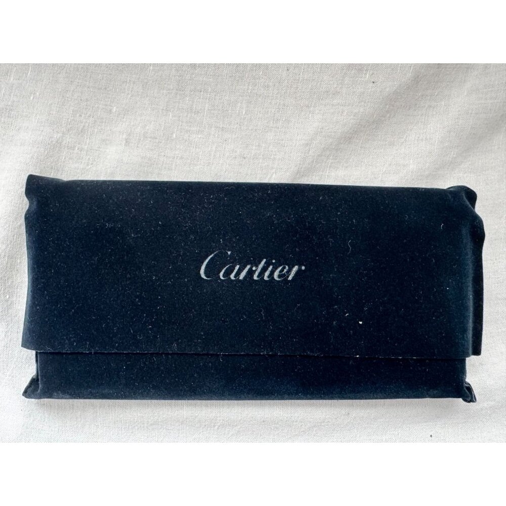 Cartier Red Monogram Leather Long Wallet With Snap Closure - Picture 6 of 16